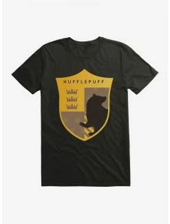 Top 10 ❤️ Harry Potter Hufflepuff Triple Crown Crest T-Shirt 💯