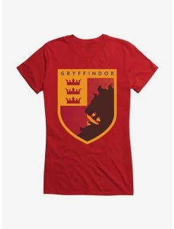 Top 10 🤩 Harry Potter Gryffindor Triple Crown Crest 👧 Girls T-Shirt 😍