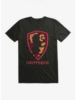 Outlet 🧨 Harry Potter Gryffindor Shield T-Shirt 🤩