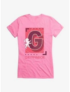 Promo 🔥 Harry Potter Gryffindor G 👧 Girls T-Shirt 🎁