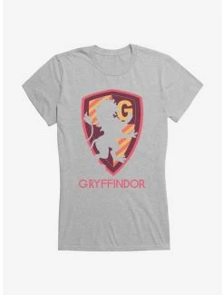 Wholesale ❤️ Harry Potter Gryffindor Shield 👧 Girls T-Shirt 😀