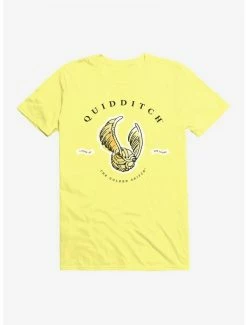 Flash Sale 😀 Harry Potter Watercolor Quidditch Golden Snitch T-Shirt 🧨