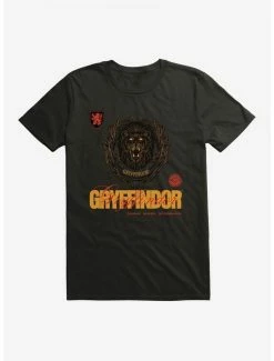 Deals 🛒 Harry Potter Gryffindor Seal Motto T-Shirt 🎁