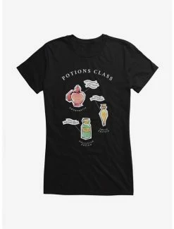 New 😉 Harry Potter Watercolor Potions Class 👧 Girls T-Shirt ⭐