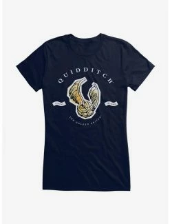 Coupon 👍 Harry Potter Watercolor Quidditch Golden Snitch 👧 Girls T-Shirt ⌛