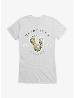 Best deal 😉 Harry Potter Watercolor Quidditch Golden Snitch 👧 Girls T-Shirt 🔔