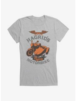 Cheapest 🧨 Harry Potter Hagrid's Flying Motorbike Bronze Icon 👧 Girls T-Shirt ⭐