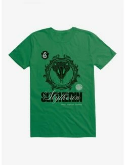 Outlet 🔥 Harry Potter Slytherin Seal Motto T-Shirt 👏