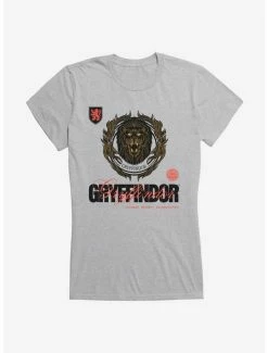 Deals 💯 Harry Potter Gryffindor Seal Motto 👧 Girls T-Shirt 🥰
