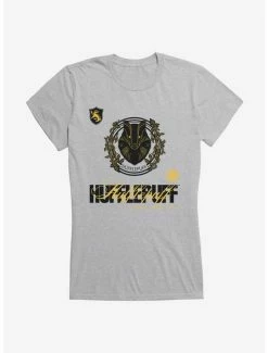 Hot Sale 🔔 Harry Potter Hufflepuff Seal Motto 👧 Girls T-Shirt 🥰
