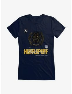 Wholesale 💯 Harry Potter Hufflepuff Seal Motto 👧 Girls T-Shirt ✔️