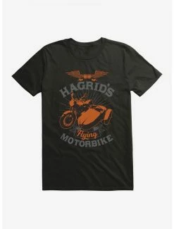 Outlet 🥰 Harry Potter Hagrid's Flying Motorbike Bronze Icon T-Shirt 🤩