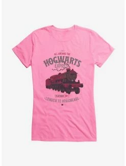 Promo 🥰 Harry Potter Hogwarts Express Icon 👧 Girls T-Shirt ⌛