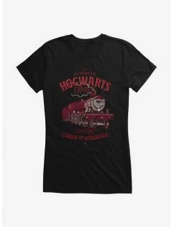 New 🤩 Harry Potter Hogwarts Express Red Icon 👧 Girls T-Shirt 😍