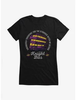 Cheapest 😀 Harry Potter Knight Bus Icon 👧 Girls T-Shirt 🔥