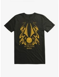 Discount 😍 Harry Potter Snitch Open At The Close T-Shirt 😀