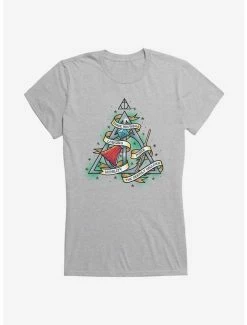 Top 10 ✨ Harry Potter Deathly Hallows Tattoo Graphic 👧 Girls T-Shirt ❤️