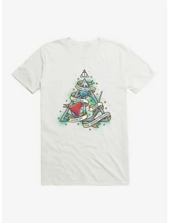 Budget 🎉 Harry Potter Deathly Hallows Tattoo Graphic T-Shirt 🎁