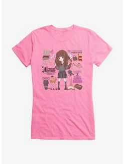Cheapest 🎉 Harry Potter Hermione Potion Icons 👧 Girls T-Shirt 🔔