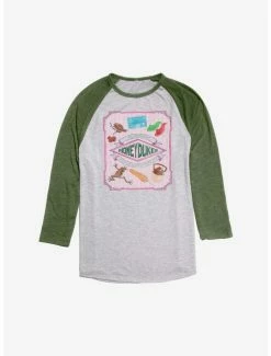 Cheapest 👍 Harry Potter Honeydukes Sweet Shop Raglan 🧨