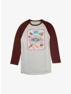 Outlet 😀 Harry Potter Honeydukes Sweet Shop Raglan 🧨