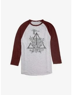 Brand new 👏 Harry Potter The Deathly Hallows Raglan 😀