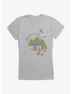 Cheapest 😀 Harry Potter Buckbeak Fly With Me 👧 Girls T-Shirt 🔥