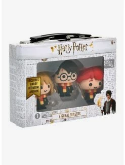 Cheap 🌟 Harry Potter Harry Hermione & Ron Eraser Set 🎁