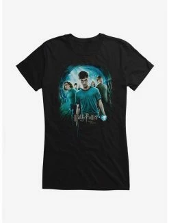 Best Pirce 😀 Harry Potter Order of Phoenix Movie Poster 👧 Girls T-Shirt 🧨