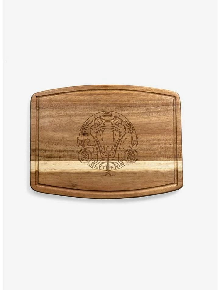 Hot Sale โ Harry Potter Slytherin Ovale Acacia Cutting Board โจ - Image 2